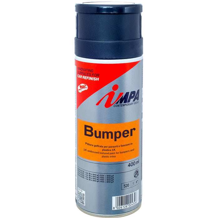 IMPA 2002 BUMPER PAINT BLACK PLUS SPRAY - 400ML