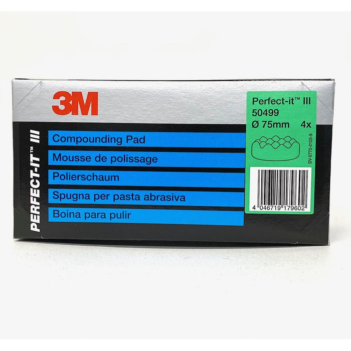 3M 50499 PERFECT-IT FOAM WAFELPAD GROEN Ø75mm